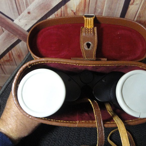 Vintage Nautical 7x50 Japan Binoculears w/leather case~Awesome~3179-79 - Picture 3 of 9